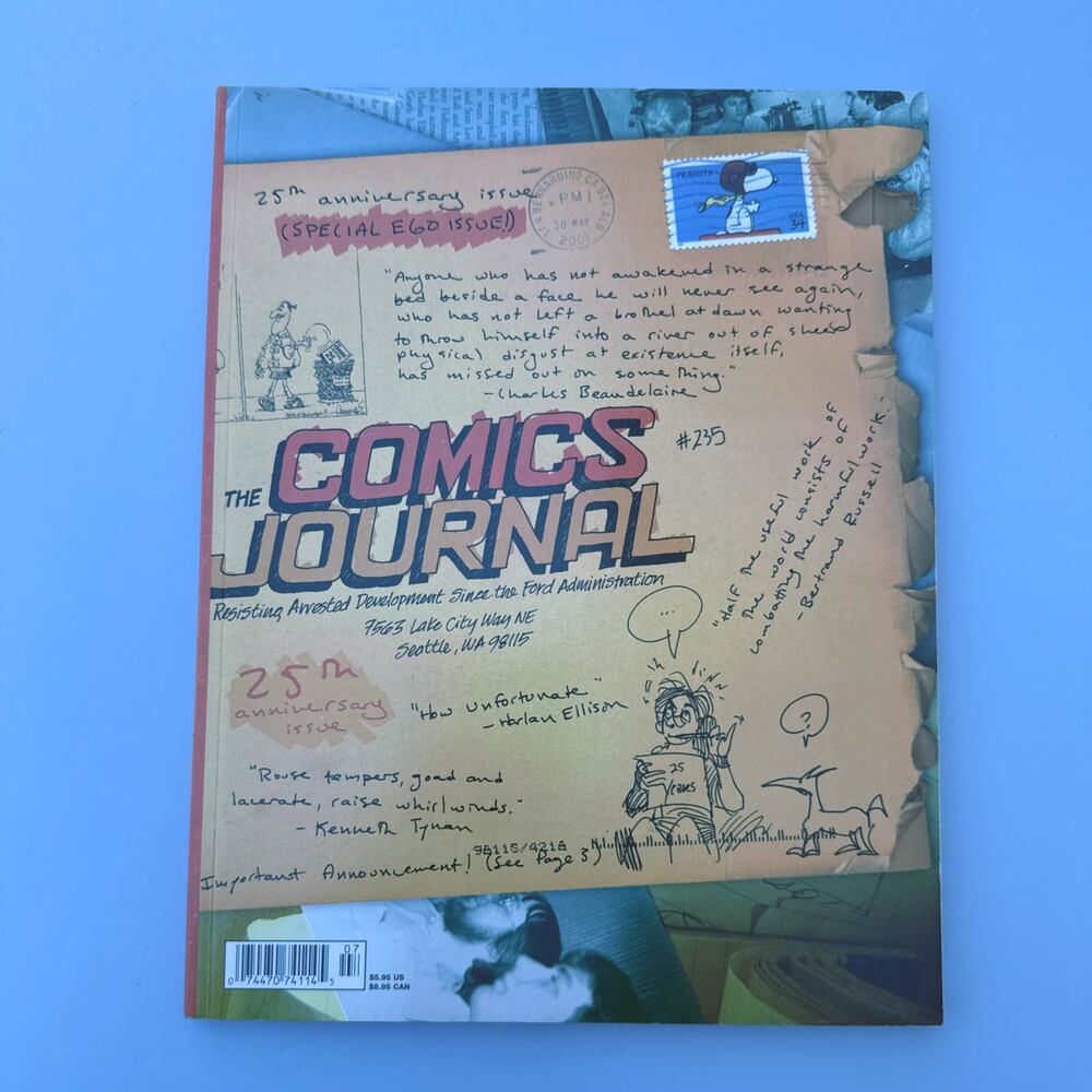 The Comics Journal 235 The 25th Anniversary Issue July 2001 Magazine